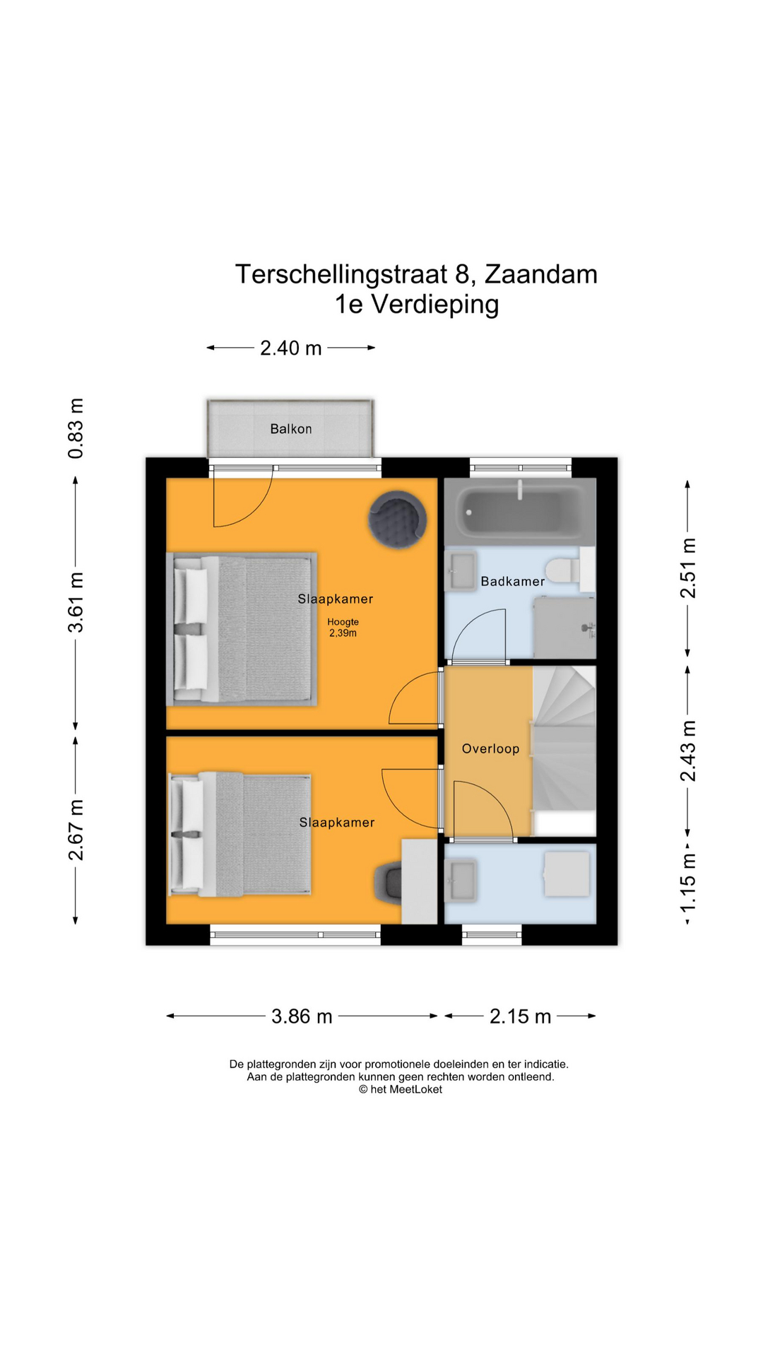 Terschellingstraat 8 , 1506 ZG Zaandam map
